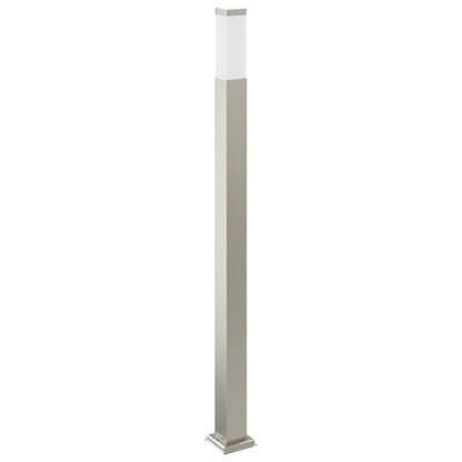 Pollerleuchte mit Sensor und Steckdose 110 cm Edelstahl IP44