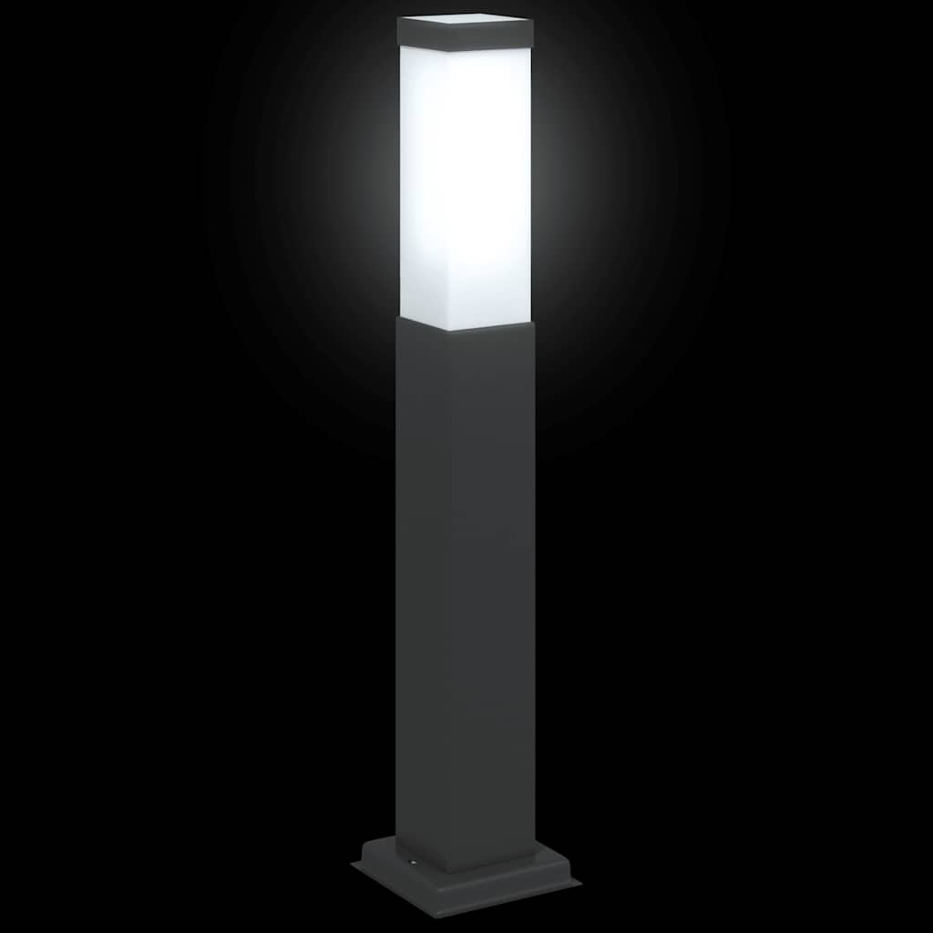 Pollerleuchten 3 Stk. 50 cm Schwarz IP44