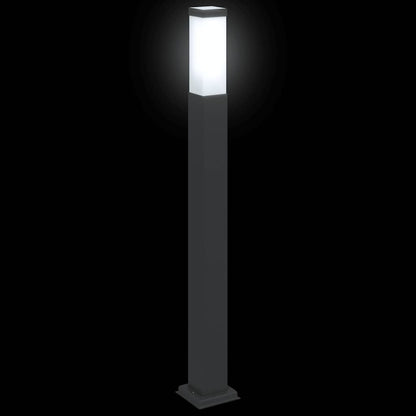 Pollerleuchte 80 cm Schwarz IP44