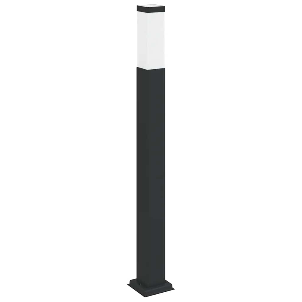 Pollerleuchten 3 Stück 80 cm Schwarz IP44