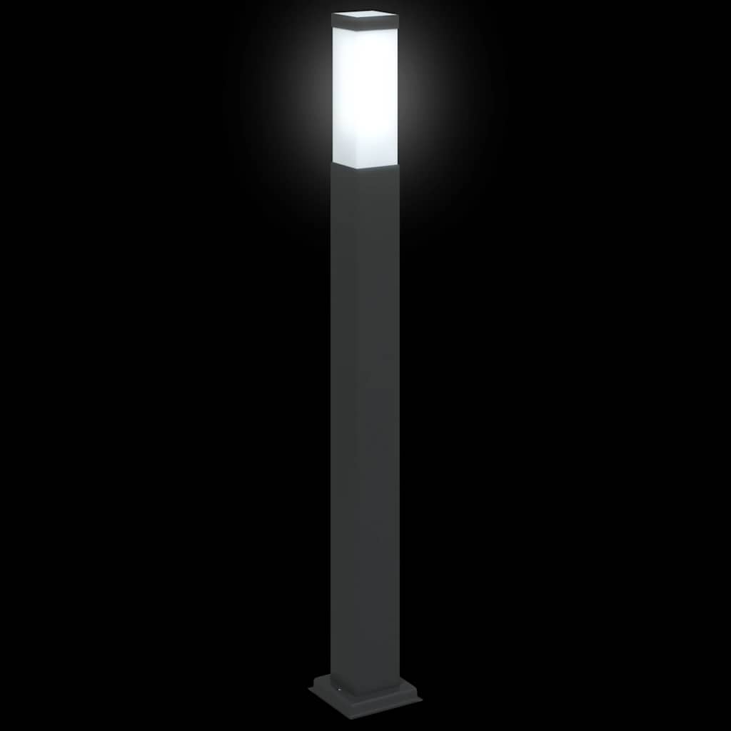 Pollerleuchten 3 Stück 80 cm Schwarz IP44