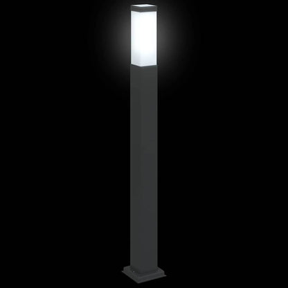 Pollerleuchten 3 Stück 80 cm Schwarz IP44