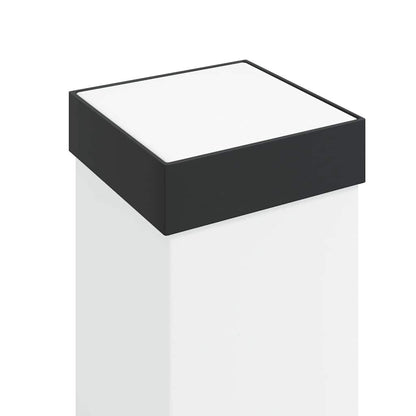 Pollerleuchten 3 Stück 80 cm Schwarz IP44