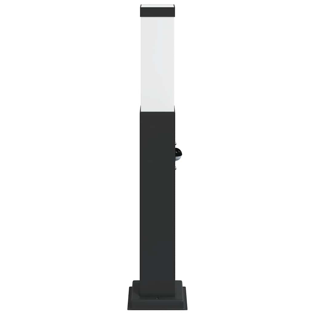Pollerleuchte mit Sensor 50 cm Schwarz IP44
