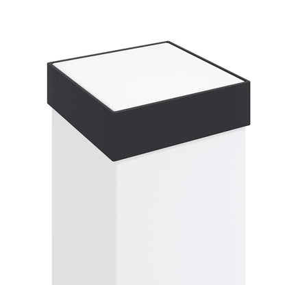 Pollerleuchten mit Sensor 3 Stk. 80 cm Schwarz IP44