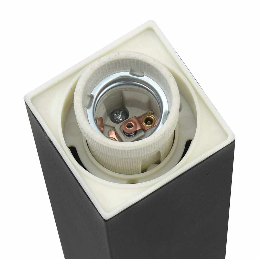 Pollerleuchten mit Sensor 3 Stk. 80 cm Schwarz IP44