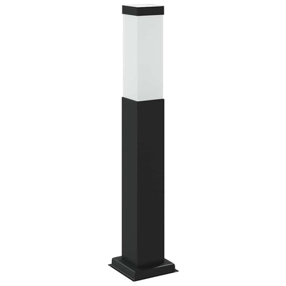 Pollerleuchte mit Auslass 50 cm Schwarz IP44