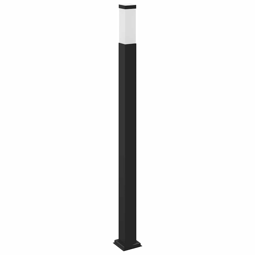 Pollerleuchte mit Auslass 110 cm Schwarz IP44