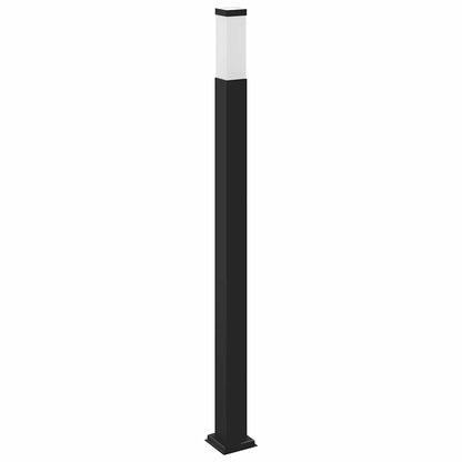 Pollerleuchte mit Auslass 110 cm Schwarz IP44