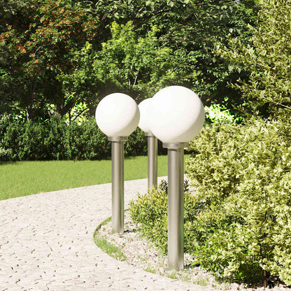 Pollerleuchten 3 Stück 80 cm Edelstahl IP44