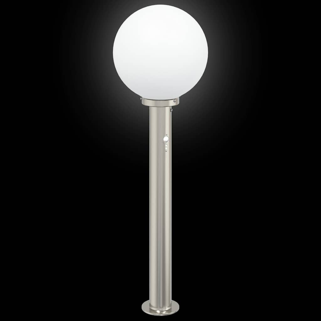 Pollerleuchte mit Sensor 80 cm Edelstahl IP44