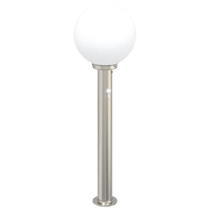 Pollerleuchten mit Sensor 3 Stk. 80 cm Edelstahl IP44