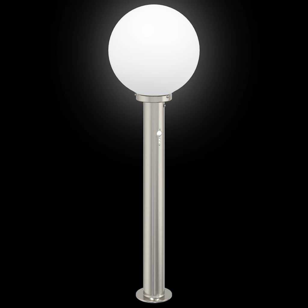 Pollerleuchten mit Sensor 3 Stk. 80 cm Edelstahl IP44