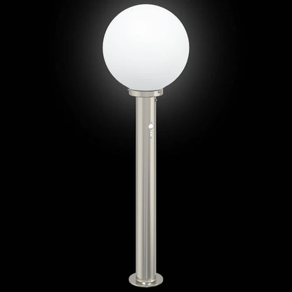 Pollerleuchten mit Sensor 3 Stk. 80 cm Edelstahl IP44