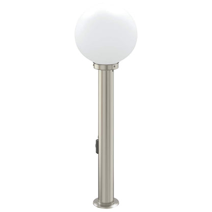 Pollerleuchte mit Auslass 80 cm Edelstahl IP44