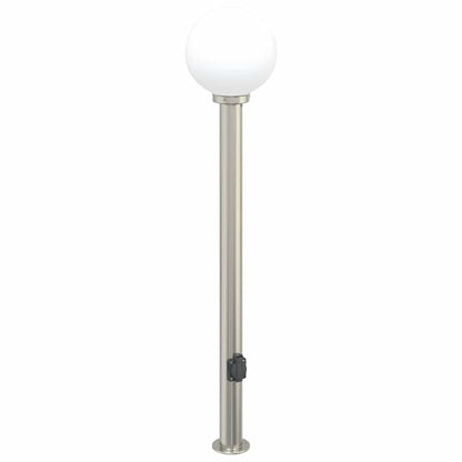 Pollerleuchte mit Auslass 120 cm Edelstahl IP44
