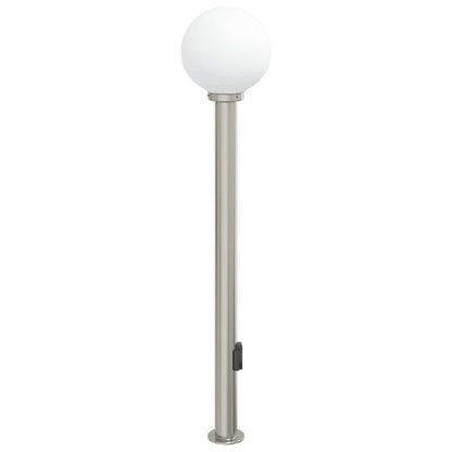 Pollerleuchte mit Auslass 120 cm Edelstahl IP44