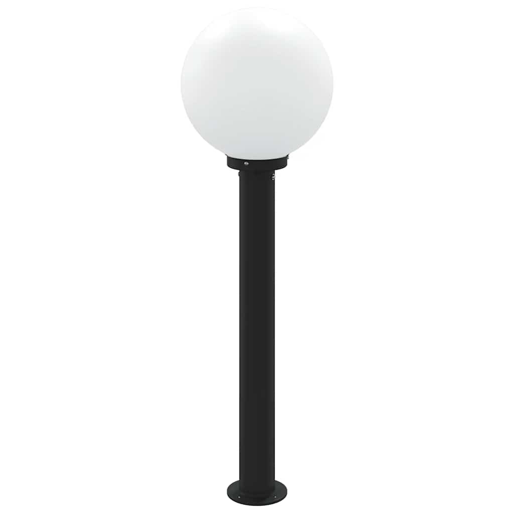 Pollerleuchte mit Sensor 80 cm Schwarz IP44