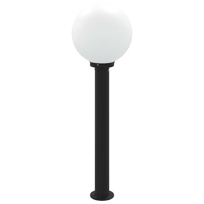 Pollerleuchte mit Sensor 80 cm Schwarz IP44