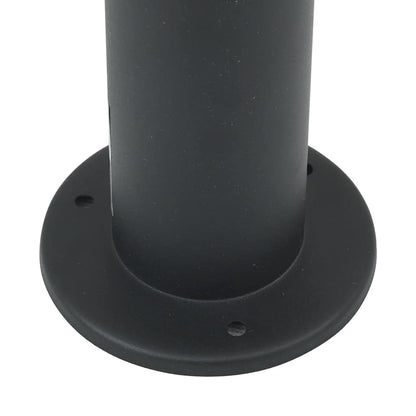 Pollerleuchte mit Sensor 80 cm Schwarz IP44