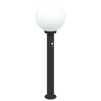 Pollerleuchten mit Sensor 3 Stk. 80 cm Schwarz IP44