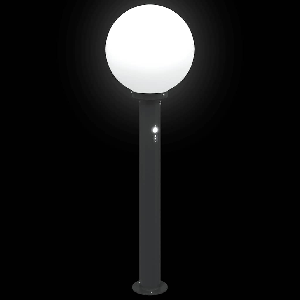 Pollerleuchten mit Sensor 3 Stk. 80 cm Schwarz IP44