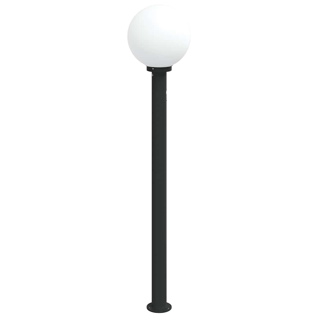 Pollerleuchte mit Sensor 120 cm Schwarz IP44