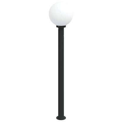 Pollerleuchte mit Sensor 120 cm Schwarz IP44
