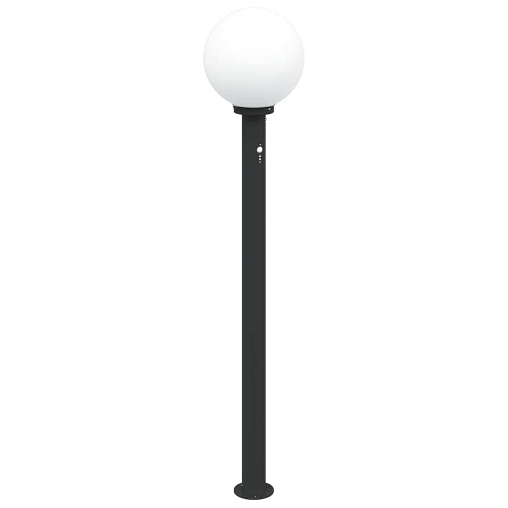Pollerleuchten mit Sensor 3 Stk. 120 cm Schwarz IP44