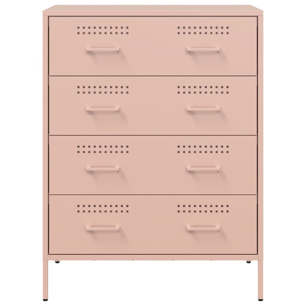 Sideboard Rosa 68x39x89 cm Stahl