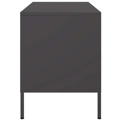 TV-Schrank Schwarz 68x39x50,5 cm Stahl