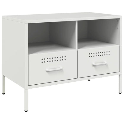 TV-Schrank Weiß 68x39x50,5 cm Stahl