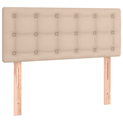 Boxspringbett mit Matratze & LED Cappuccino-Braun 120x190 cm