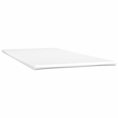 Boxspringbett mit Matratze & LED Creme 120x190 cm Stoff