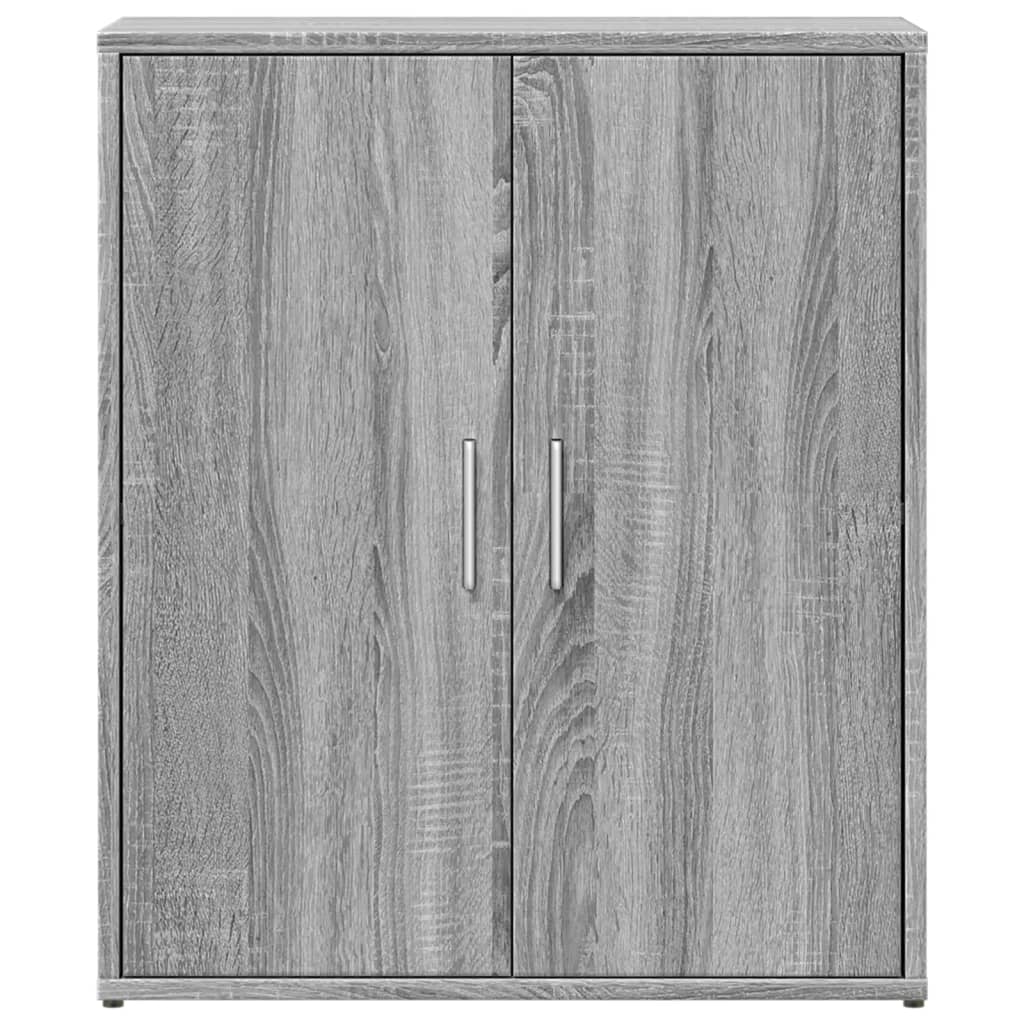 Sideboards 2 Stk. Grau Sonoma-Eiche 60x31x70 cm Holzwerkstoff