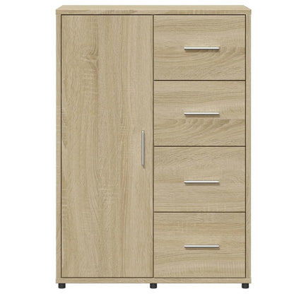 Sideboards 2 Stk. Sonoma-Eiche 60x31x84 cm Holzwerkstoff