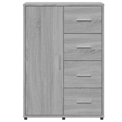 Sideboards 2 Stk. Grau Sonoma 60x31x84 cm Holzwerkstoff