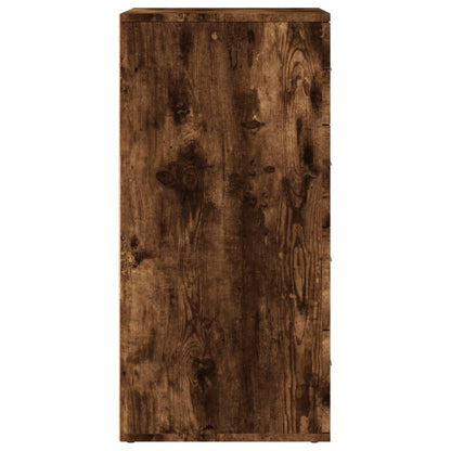 Sideboards 2 Stk. Räuchereiche 60x39x80 cm Holzwerkstoff