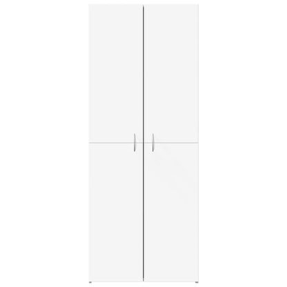 Aktenschrank Weiß 60x32x153 cm Holzwerkstoff