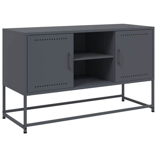 TV-Schrank Anthrazit 100,5x39x60,5 cm Stahl