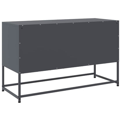 TV-Schrank Anthrazit 100,5x39x60,5 cm Stahl