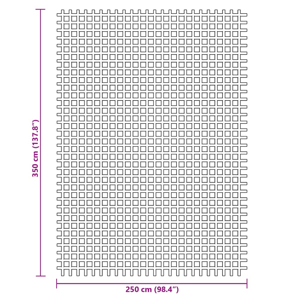 Campingteppich Grün 3,5x2,5 m