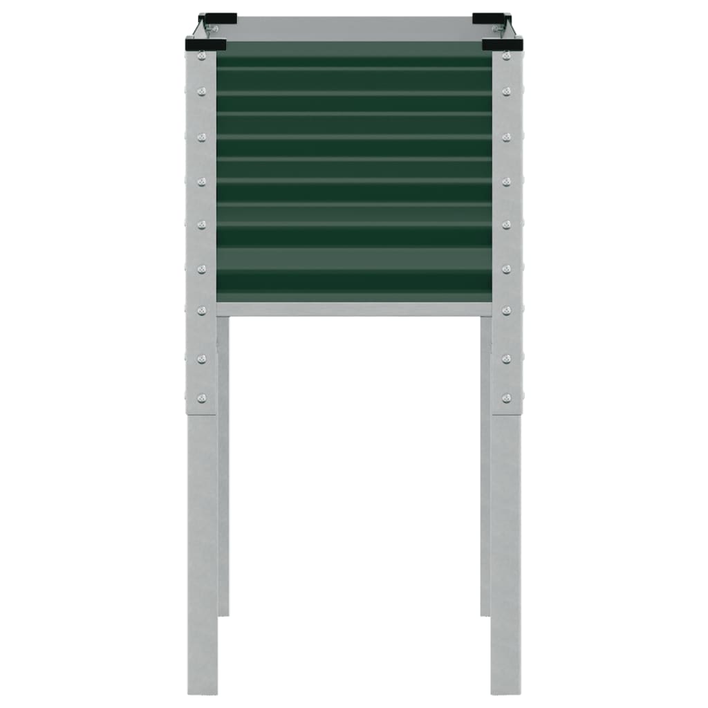 Garten-Pflanzgefäß Grün 45 x 45 x 88 cm Stahl