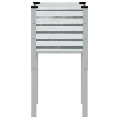 Garten-Pflanzgefäß 45 x 45 x 88 cm Verzinkter Stahl