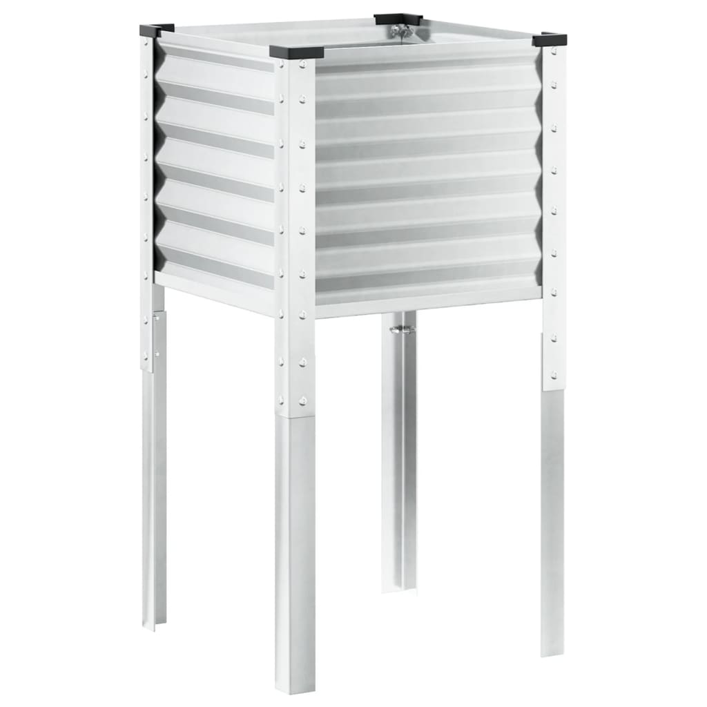 Gartenpflanzgefäß 45 x 45 x 88 cm Verwitterungsstahl