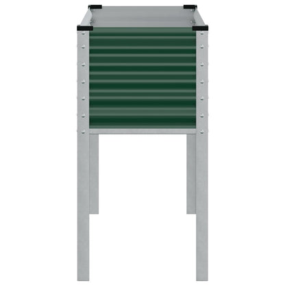 Garten-Pflanzgefäß Grün 100 x 45 x 90 cm Stahl
