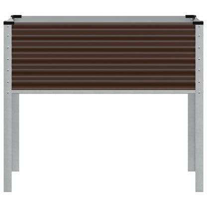 Garten-Pflanzgefäß Braun 100 x 45 x 90 cm Stahl