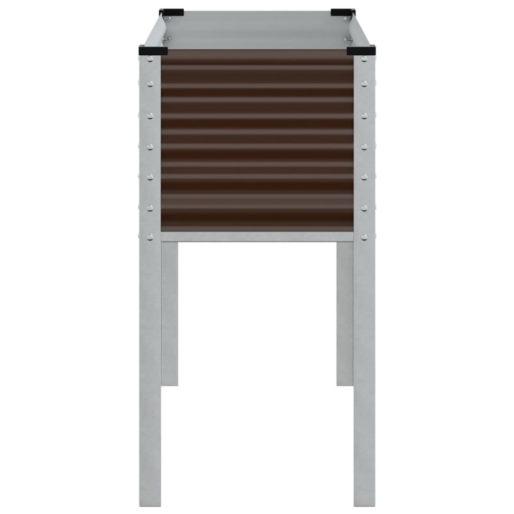 Garten-Pflanzgefäß Braun 100 x 45 x 90 cm Stahl