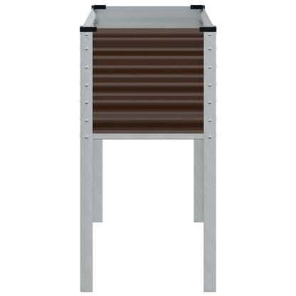 Garten-Pflanzgefäß Braun 100 x 45 x 90 cm Stahl