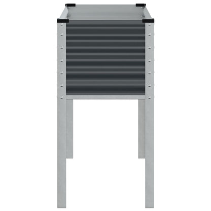 Garten-Pflanzgefäß Anthrazit 100 x 45 x 90 cm Stahl